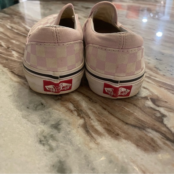 Lilac/white Vans slip on’s - Picture 4 of 5